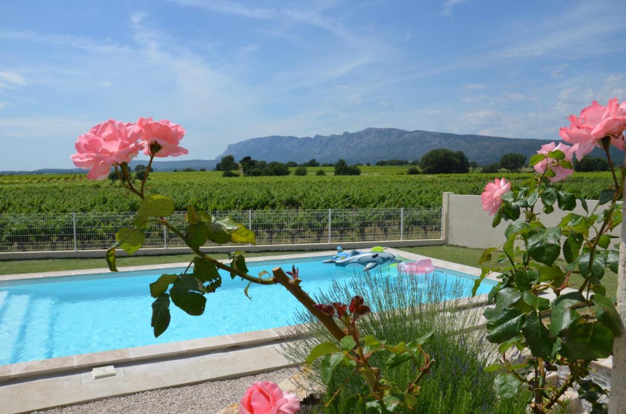 Vue Sainte Victoire, Proche Aix-En-Provence Appartement Pourrieres Buitenkant foto